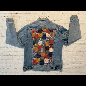 Gap 1969 Custom Farmhouse Donut Denim Trucker Jacket - no size tag - SM/MD